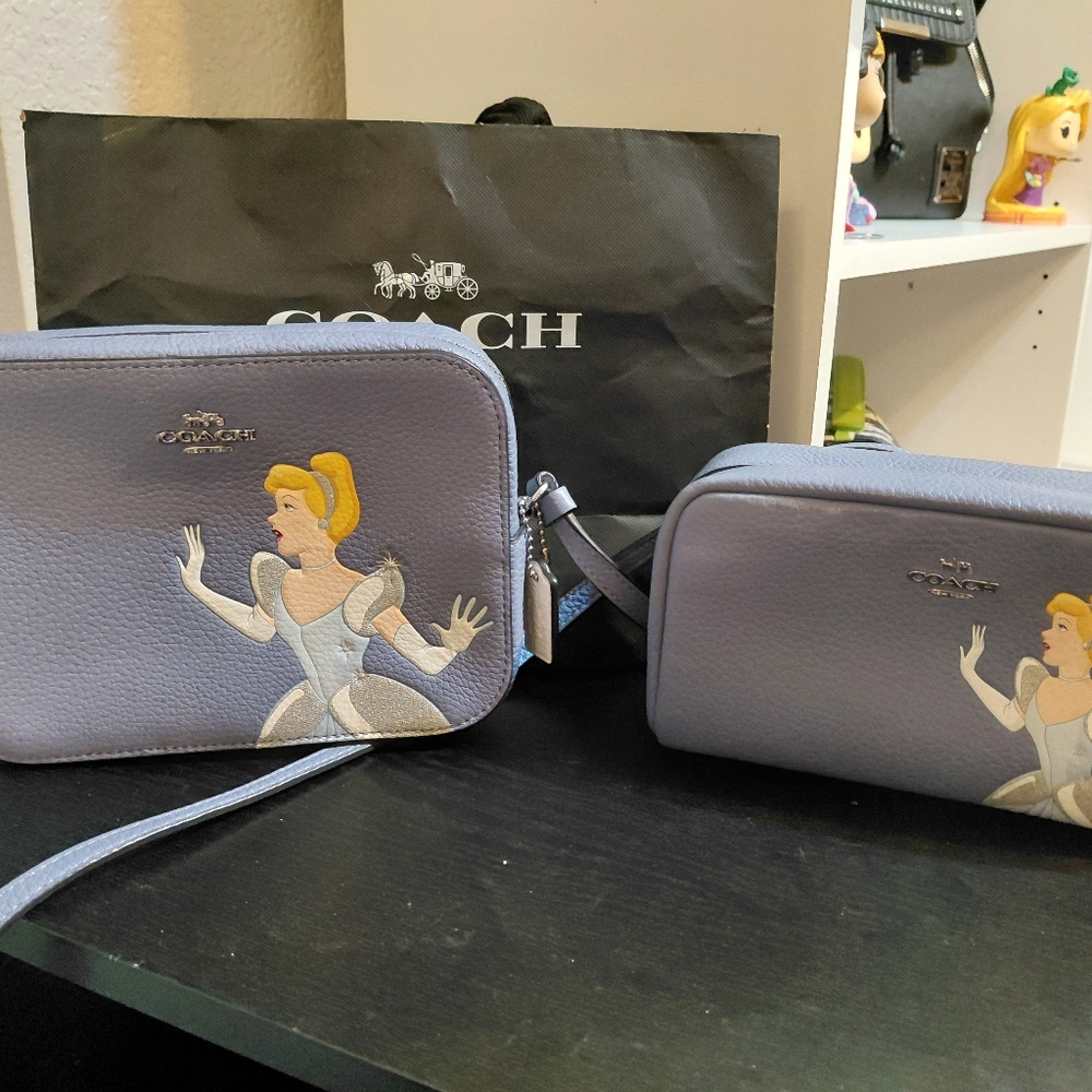 Coach Blue Cinderella Women's Bag & cosmetic case